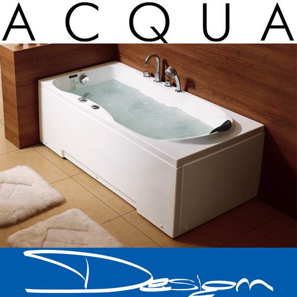 ACQUA DESIGN ® Hydromassage bath luxury MEHETIA L 160x80